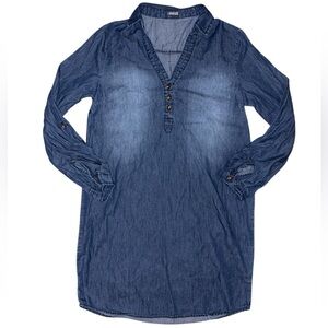 Charlotte Russe Blue Denim Tunic Dress